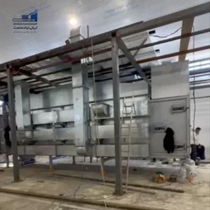 دستگاه خشک کن تونلی نوار نقاله‌